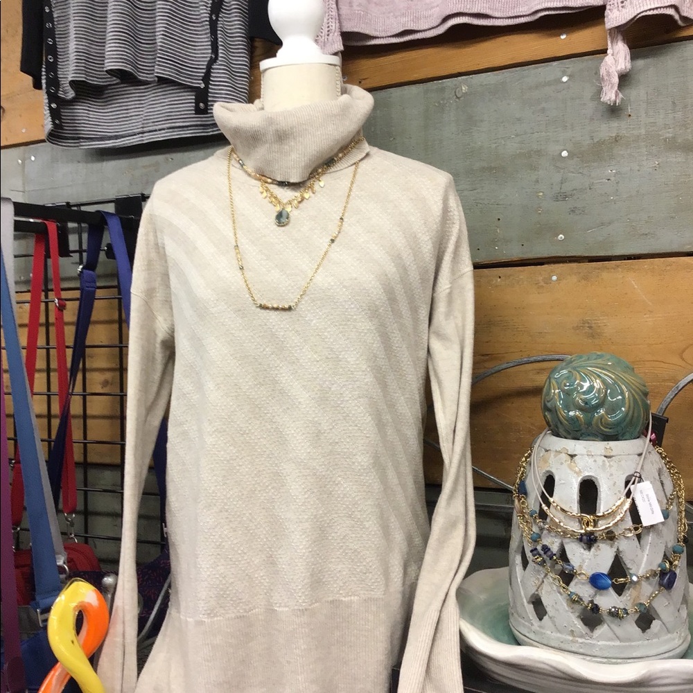 Tribal Turtleneck Sweater
